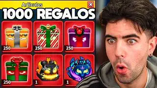 Abrí 1000 REGALOS de NAVIDAD de BLOX FRUITS