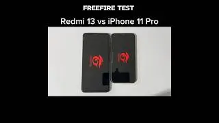 Redmi 13 vs iPhone 11 Pro - FREEFIRE test!!