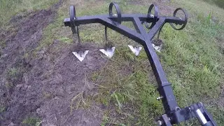 ATV Cultivator plow Part 2