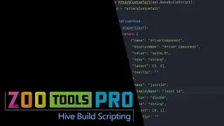 ZooToolsPro Hive Build Scripting