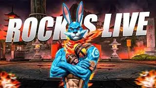 🔴FREEFIRE LIVE🔴ROCK XYZ IS BACK WITH SNIPER 😎 V BADGE SQUAD AGAINST RANK PUSH 😈