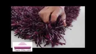 Tapis Beat violet d'Arte Espina par Tapis Chic