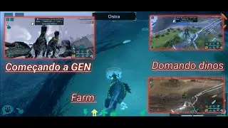 ARK MOBILE | Domando Dinos - Farmando - Come&ccedil;ando a GEN