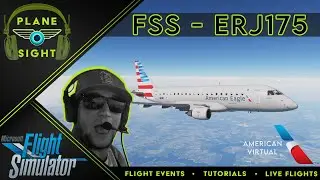 MSFS 2024 LIVE| FSS ERJ  175| Air Manager | Simstrumentation | Home Cockpit