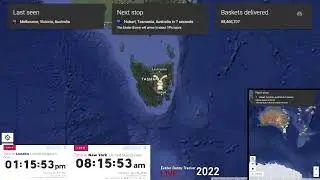 (Late video) Easter Bunny Tracker Time Lapse 2022