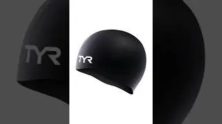 tyr wrinkle free silicone swim cap review | drag reduction & hair protection #swimming #review #tyr