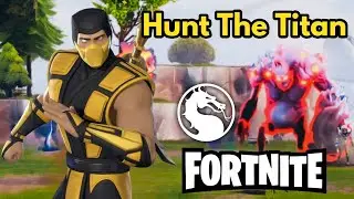 Hunt The Titan Fortnite Save The World Solo as UMK3 Scorpion Skin
