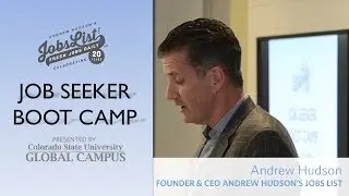 Andrew Hudson's Job Seeker Boot Camp