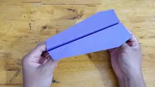 Over 100 FEET!* How to Make a Paper Airplane That Flies Far | Easy Paper Airplane