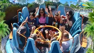 Infinity Falls ( Water Ride ) @ SeaWorld Orlando Florida 2018