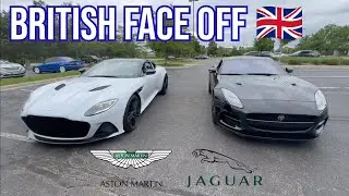 Aston Martin DB11 S против Jaguar F Type S на проселочной дороге!