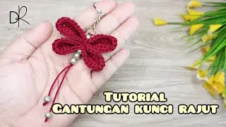 Crochet Dragonfly Keychain Tutorial
