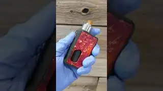 Stabilized wood panel and button by Wood and Breath for the ALT by Boostlab