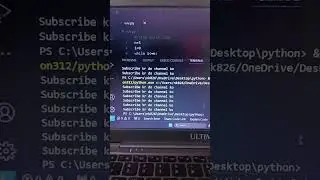 Simpe use of while in python ✨⭐✨#whileloop #programminglanguage #coding #vscode #viral #new #feeds