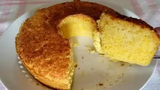 Bolo de fubá na Fritadeira elétrica (Airfryer) - MARAVILHOSO