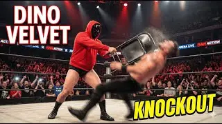 Dino Velvet KO Compilation | WWE-Style Chair Shots, Ring Smashdowns & Ring Outs