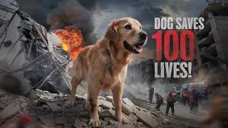 A Dog Ran Into the Rubble - Bravely Saves 100 People in Deadly Earthquake
