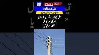 The bill for 3 years imprisonment for electricity overbilling was approved #news #shorts