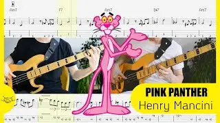 Pink Panther Bass Tabs Duet Табы Бас дуэт