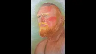#Brocklesnar #WWE #WWF #F5 #thebeast #softpastelportrait