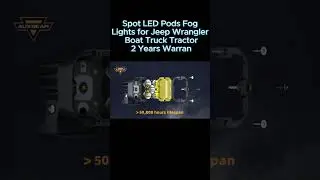 Nilight   ZH003 20Inch 126W Spot Flood Combo Led Light Bar 4PCS 4Inch 18W Spot LED Pods Fog Lights