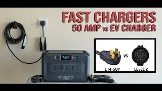 Bluetti Apex 300 Rapid Charging: станция для быстрой зарядки электромобилей против зарядного кабе...
