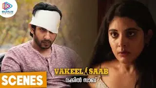 Vakeel Saab Movie Scenes | Vamsi Krishna Gets Assaulted | Nivetha | Anjali | Malayalam Filmnagar