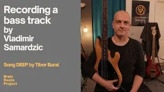 Recoroding a bass track for a song DEEP (Brain Roots  Project) - Vladimir Samardzic