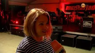Gordana Buh Žgajner, &Scaron;pičikuc Orchestra, pred nastopom na Muzikarjadi v Lovrencu na Pohorju