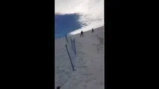 Skiing at La Parva, Chile