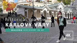 KARLOVY VARY 4K | Historical spa & movie festival city