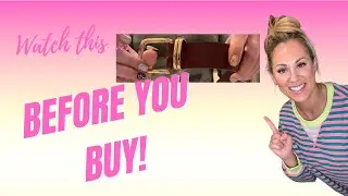 Women Suede Leather Belt Demo