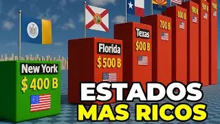 &iquest;Vives en uno de los Estados M&Aacute;S RICOS de EE.UU.? (Ranking 2025)