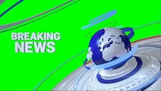Breaking News Media|GREEN SCREEN Background|Chroma key video