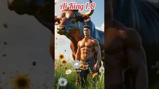 Beautiful Al Short Story of a Thin Bull and a Thin Man #ai#youtubeshorts#shorts#viral#ytshorts#bull