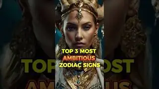 Most AMBITIOUS Zodiac Signs|| #astrologyshorts