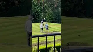 Peter Crouch Completely Shanks His Golf Shot Into The Bushes 😆