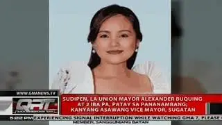 Sudipen, La Union Mayor Alexander Buquing at 2 pa, patay sa pananambang