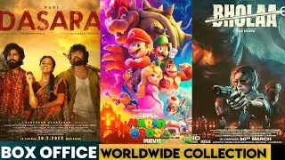 Super Mario Bros Box Office Worldwide, Dasara Box Office, John Wick 4 Box Office, Bholaa & More