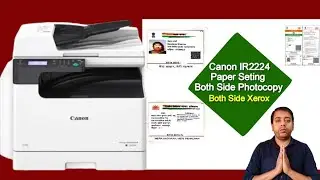 Paper Setting A3 Photocopy Machine | Both Side Photocopy Kese kore |  @ManojDey