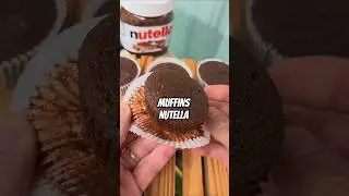 LINK VIDEO 👆👆👆 MUFFINS DE NUTELLA. #recetasf&aacute;ciles #nutella #3ingredientrecipes