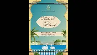Digital Wedding Invitation | Indian Wedding | E invite design | Invitation Video #weddingseason