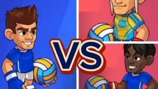 Играем волейбол в игре Volleyball arena: Spike Hard 🏐🏐🏐