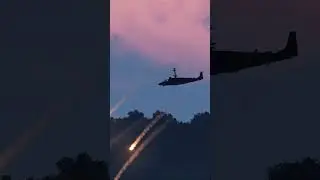 Russian Ka-52 was destroyed by an anti-air missile-military simulation #shorts #arma3 #military