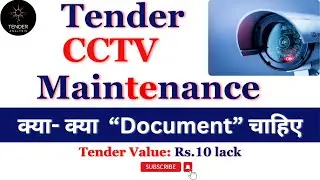 CCTV Maintenance Tender II CCTV Camera Operation & Maintenance work II CCTV Camera Maintenance Work