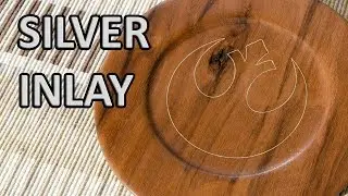 Add Silver inlay to woodturning