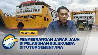 Cuaca Buruk, Pelabuhan Penyebrangan Feri Bulukumba Ditutup - [Newsline]