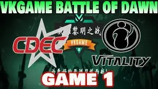 CDEC VS IGV GAME 1 VKGAME BATTLE OF DAWN DOTA 2