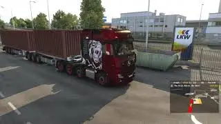 Automobile Cargo Container Delivery || Euro Truck Simulator 2 || Logitech G29 Gameplay