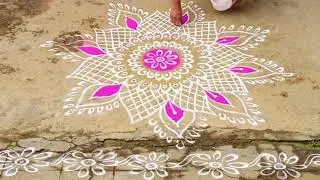 Crafting happiness, one color at a time || Sankranti Rangoli Designs || #2026latest